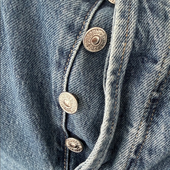 🔥🔥🔥 CITIZENS OF HUMANITY Blue Annina High Rise Wide Leg Trouser Jeans, size 31 - Picture 10 of 16